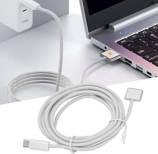 [2M] Type-C / USB-C to Magsafe 3 PD 140W Braided Heavy Duty Cable - Polar Tech Australia