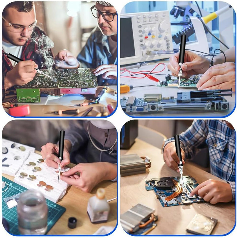Chargez l&#39;image dans la visionneuse de la galerie, [USB Powered][Max 450℃] Komax 3 Level Adjustable Temperature Portable Type-C Powered Soldering Iron Station - Polar Tech Australia
