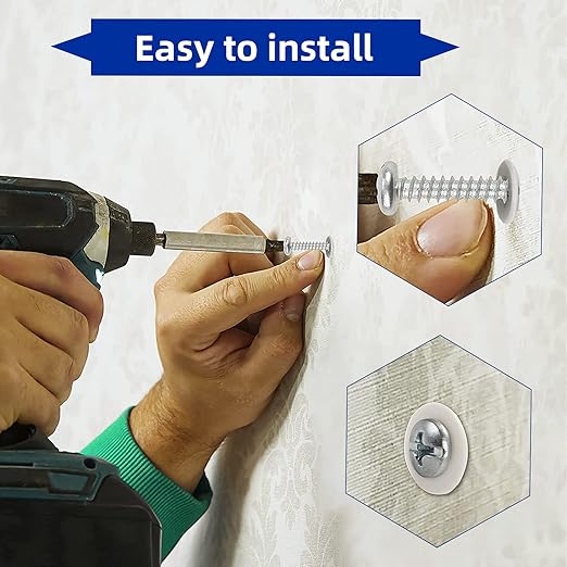 Cargue la imagen en el visor de la galería, [310 Pieces Kit] Drywall Anchors Self Drilling Nylon Plastic Hollow Wall Anchors with Screws Kit Assortments
