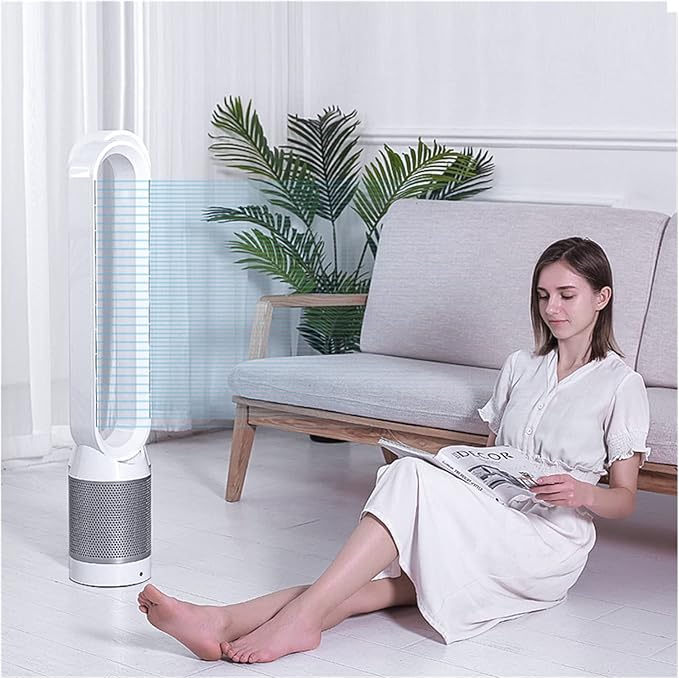Cargue la imagen en el visor de la galería, 42 inch Bladeless Cooling Fan Air Purification Stand Portable Air Conditional
