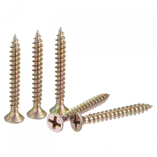 Cargue la imagen en el visor de la galería, [230 Pieces][M4/35mm] Dry Wall Nail Self Tapping Zinc Screws Wood Screws Phillips Flat Head
