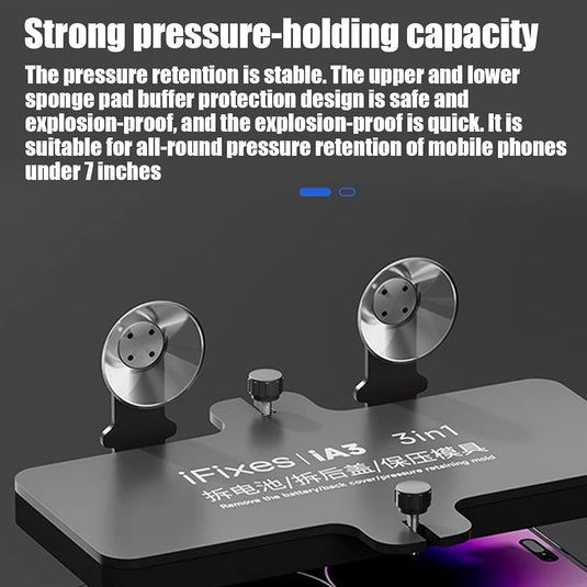 [IA3] Multi-Function Phone Repair Fixture – Professional LED Screen & Back Cover Pressing Tool - Polar Tech Australia