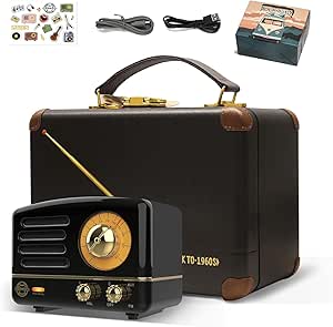 Load image into Gallery viewer, Muzen OTR Metal Portable Bluetooth Speaker / FM Radio - Black - Polar Tech Australia
