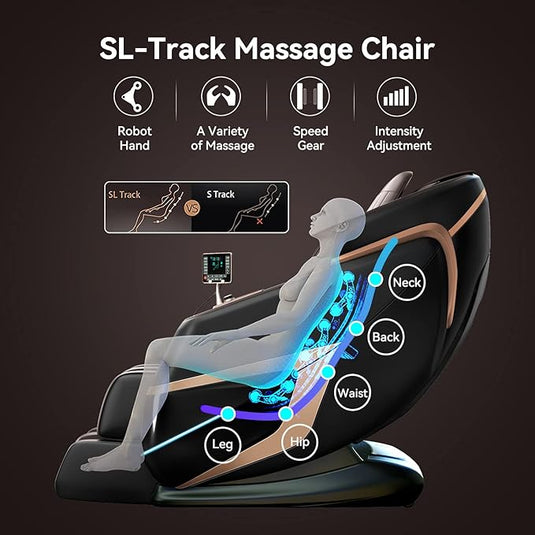 [i85][Voice Control][AI Version] Luxury iMassage 9D Full-body Multi-function Zero-Gravity Massage Chair - Polar Tech Australia