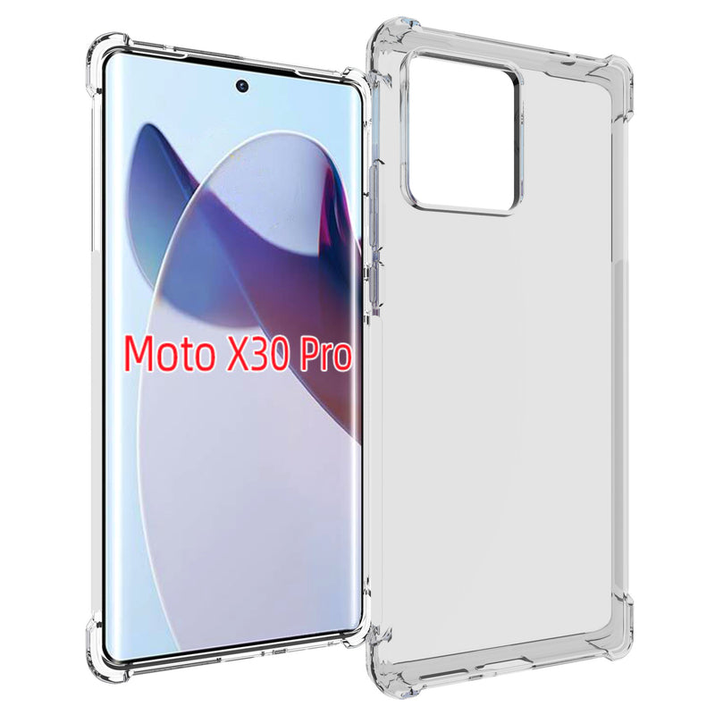 Cargue la imagen en el visor de la galería, Motorola Moto X30 Pro - AirPillow Cushion Transparent Soft Clear TPU Four Corners Protective Case - Polar Tech Australia
