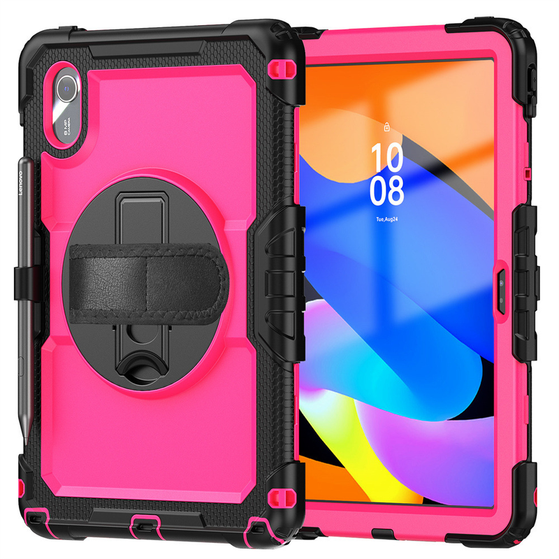 Load image into Gallery viewer, [Built-in 360° Rotating Hand Strap &amp; Stand] Lenovo Idea Tab 11" 2025 (TB336FU/TB336ZU) Shockproof With Screen Protector Pencil Holder Heavy Duty Series Case - Polar Tech Australia
