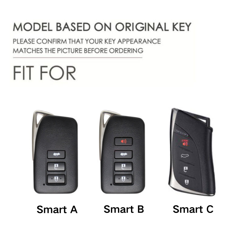 Cargue la imagen en el visor de la galería, Lexus Aluminum Alloy + PU Leather Car Key Fob Case Cover For ES200, ES300h, RX350h, RX300, NX200, NX260 - Polar Tech Australia
