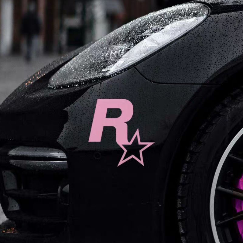 Chargez l&#39;image dans la visionneuse de la galerie, R Star Car Stickers Electric Game Around GTA5 Speed Car Body Scratch Stickers Fuel Tank Cover Stickers - i-Station Mobile Phone &amp; Electronic Device Repair and Accessories
