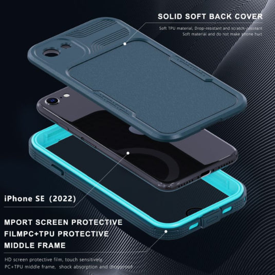 [Mars Series] Apple iPhone 7 / 8 / iPhone SE 2 (2020) / SE 3 (2022) - Shellbox Full Covered Waterproof Heavy Duty Tough Armor Case - Polar Tech Australia