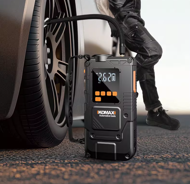 Chargez l&#39;image dans la visionneuse de la galerie, 4 in 1 Komax Super Energy Portable Car Wireless Jump Starter &amp; LED Light &amp; Air Pump
