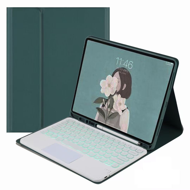Load image into Gallery viewer, Samsung Galaxy Tab S10 FE Plus 13.1&quot; (2025) Smart Wireless Trackpad Keyboard Mouse Flip Case
