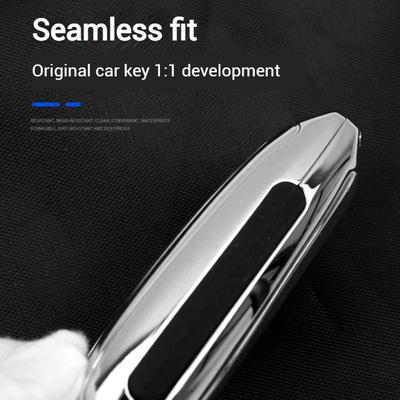 Chargez l&#39;image dans la visionneuse de la galerie, Subaru Metal Shell &amp; Soft Silicone Full Protection Remote Car Key Fob Case Cover For Outback, Forester, Impreza, WRX, XV, Crosstrek, Legacy
