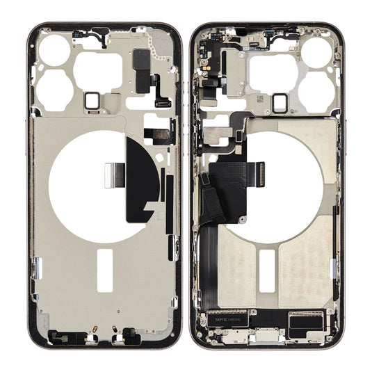 [With Built-in Parts] Apple iPhone 15 Pro Max - Middle Housing Frame (US Without SIM Tray Version)