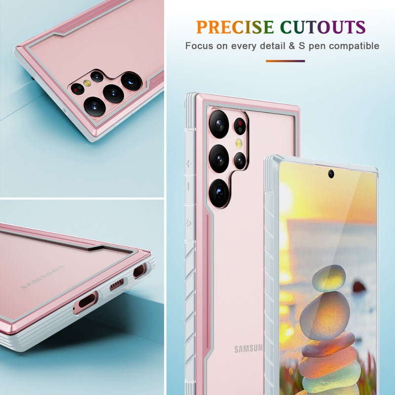 Load image into Gallery viewer, Samsung Galaxy S25 Plus 5G (SM-S936) - Clear PC Back + Soft TPU with Metal Frame Protective Case
