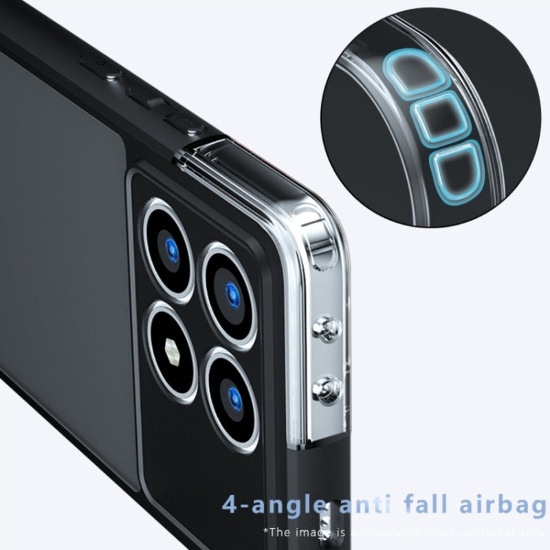 Cargue la imagen en el visor de la galería, Xiaomi Poco F6 Pro - Armor Precise Hole PC Hybrid TPU Phone Case - Polar Tech Australia
