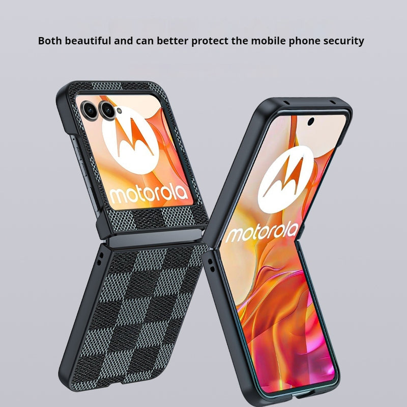 Chargez l&#39;image dans la visionneuse de la galerie, Motorola Moto Razr Plus 2024 - Elegant Leather Shock Resistant Full-Body Phone Cover - Polar Tech Australia
