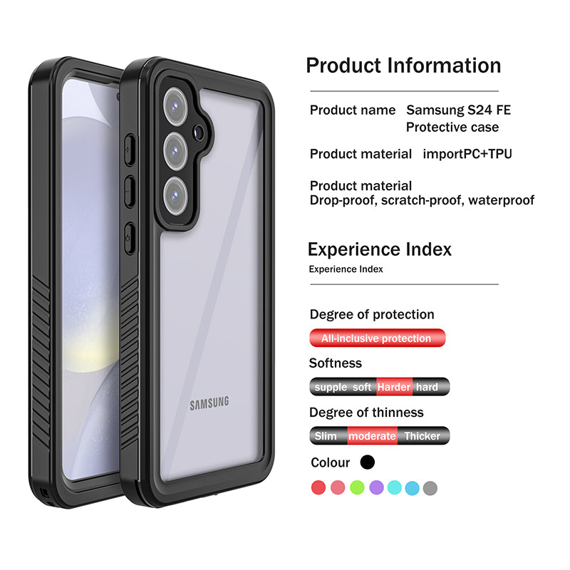 Load image into Gallery viewer, [FS Series] Samsung Galaxy S24 FE (SM-S721) - Redpepper IP68 Waterproof Heavy Duty Tough Armor Case - Polar Tech Australia
