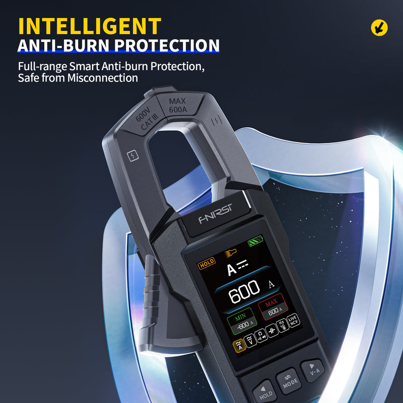 Cargue la imagen en el visor de la galería, [DMC-100] FNIRSI DC AC Current Voltage Clamp Meter Digital Multimeter
