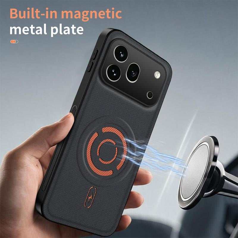 Cargue la imagen en el visor de la galería, Honor 600 Pro - Tech Fabric Texture Magnetic PC Hybrid TPU Phone Case
