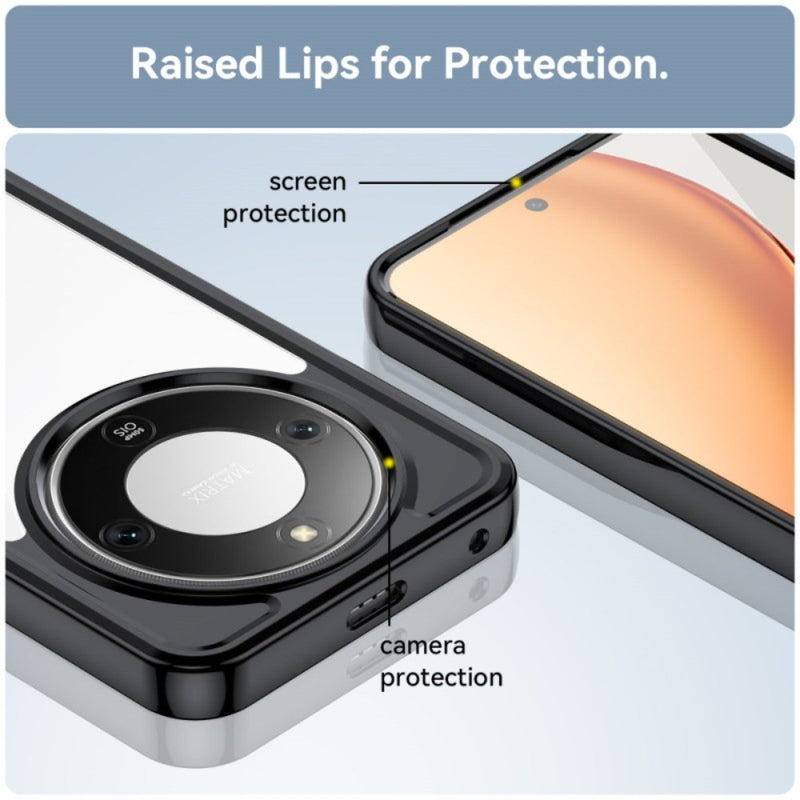 Load image into Gallery viewer, Honor X9d - Acrylic Transparent Full-Cover Shockproof Phone Case - Polar Tech Australia
