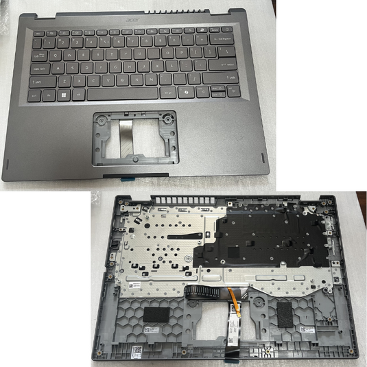 Acer Aspire Spin 14 ASP14-51 / A14-51 N24H3 Series - Laptop Palmrest Cover With Keyboard US Layout