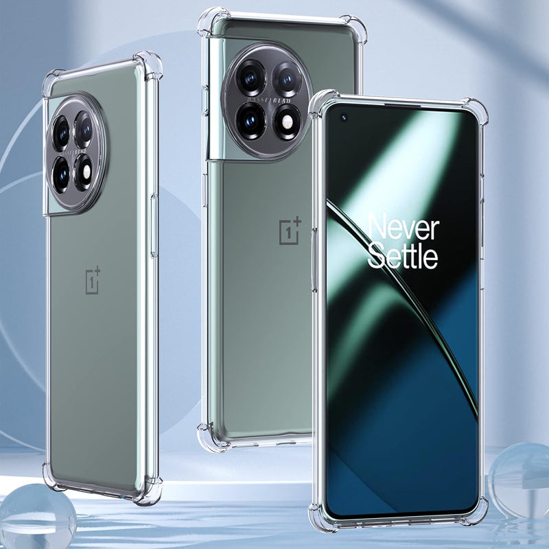 Cargue la imagen en el visor de la galería, OnePlus 1+11/11R - AirPillow Cushion Transparent Soft Clear TPU Four Corners Protective Case - Polar Tech Australia

