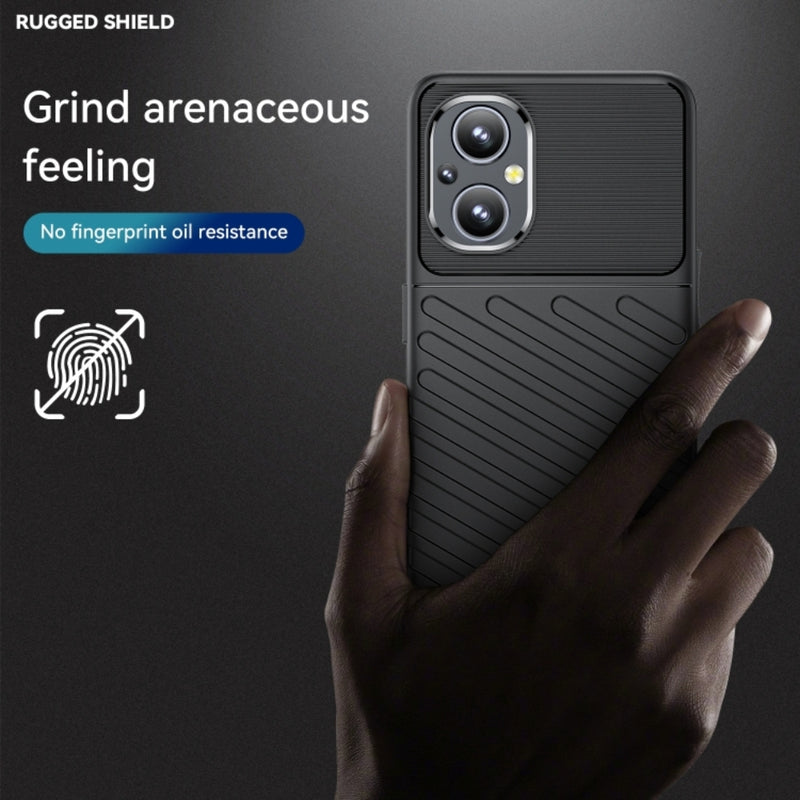 Chargez l&#39;image dans la visionneuse de la galerie, OnePlus Nord N20 - Thunder Series Twill Texture Thickened Anti-fall Protection TPU Case
