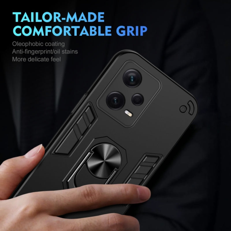 Chargez l&#39;image dans la visionneuse de la galerie, Xiaomi Redmi Note 12 5G - Shockproof Metal Ring Holder Phone Case
