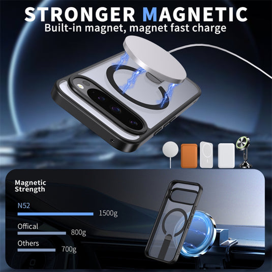 Google Pixel 10 Pro XL - TPU + PC MagSafe Phone Case with Fold Holder