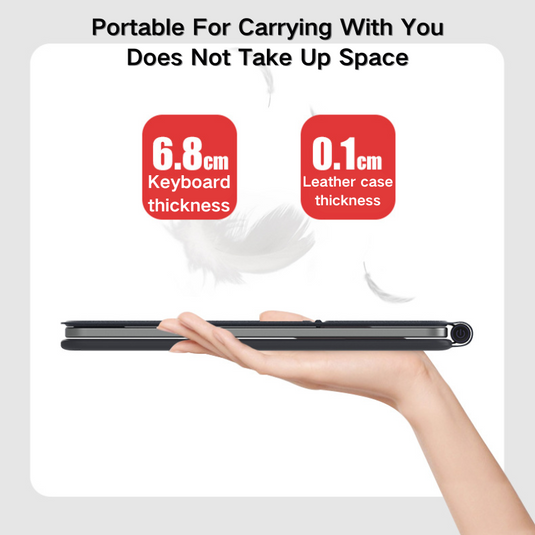 Apple iPad Pro 11-inch 1st/2nd/3rd/4/5th Gen (2018/2020/2021/2022/2024) Smart Wireless Trackpad Keyboard Flip Case With Backlit - Polar Tech Australia
