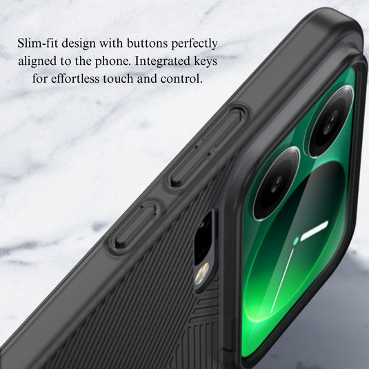 Xiaomi Mi 17 Pro - PC Geometric Stripe Skin-Feel Phone Case