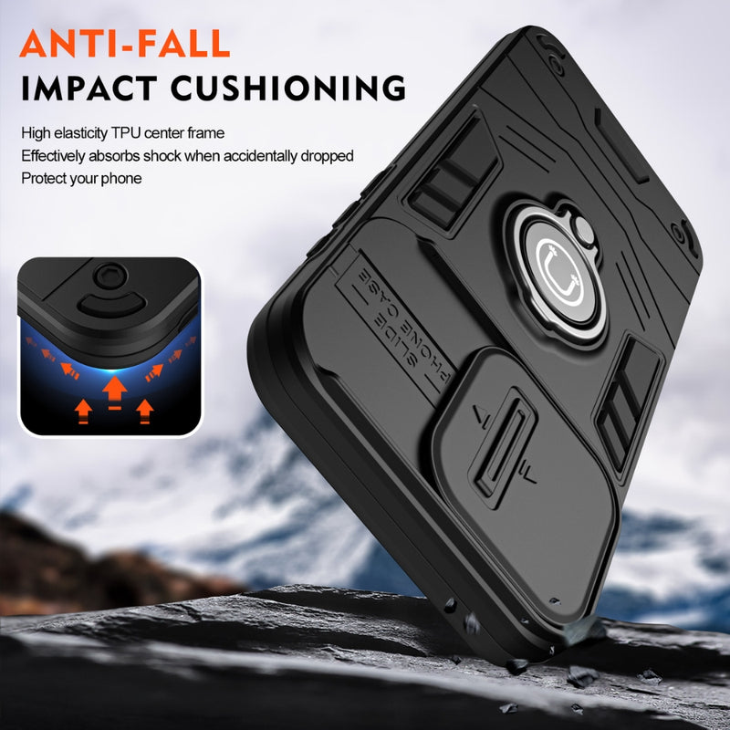 Load image into Gallery viewer, OPPO Reno15 F - Sliding Camshield TPU + PC Phone Case with Holder - Polar Tech Australia
