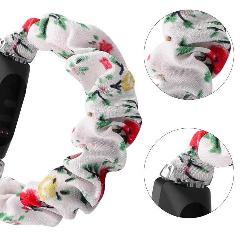 Cargue la imagen en el visor de la galería, Elastic Scrunchie Band for Fitbit Inspire 1 / Inspire HR / Inspire 2 / Inspire 3 – Replacement Strap
