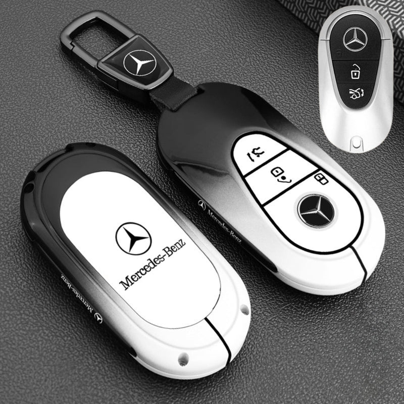 Load image into Gallery viewer, Mercedes Benz Stylish with Cool Shockproof Car Key Fob Protective Case Cover For Benz A, C, E, S, G-Class, GLA, GLB, GLC, GLE, GLS
