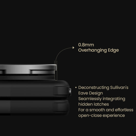 Samsung Galaxy Z Fold8 Ultra 5G - Nillkin CarboProp Magnetic Black Mirror Cover version Aramid fiber Armor Case