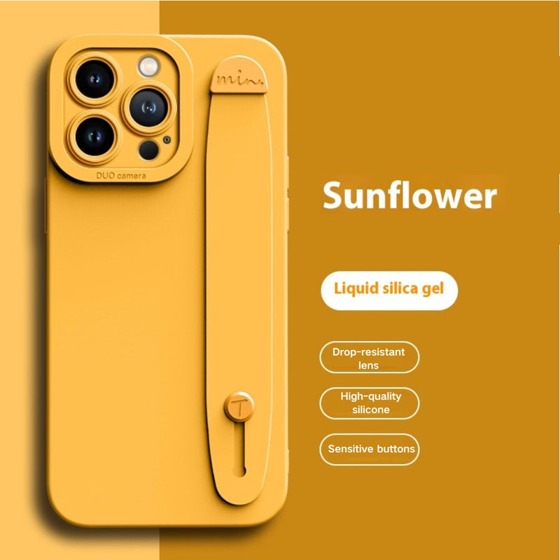 Load image into Gallery viewer, [Wrist Strap Bracket] Apple iPhone 12/Pro/Max - Washable Liquid Silicone Protective Case - Polar Tech Australia
