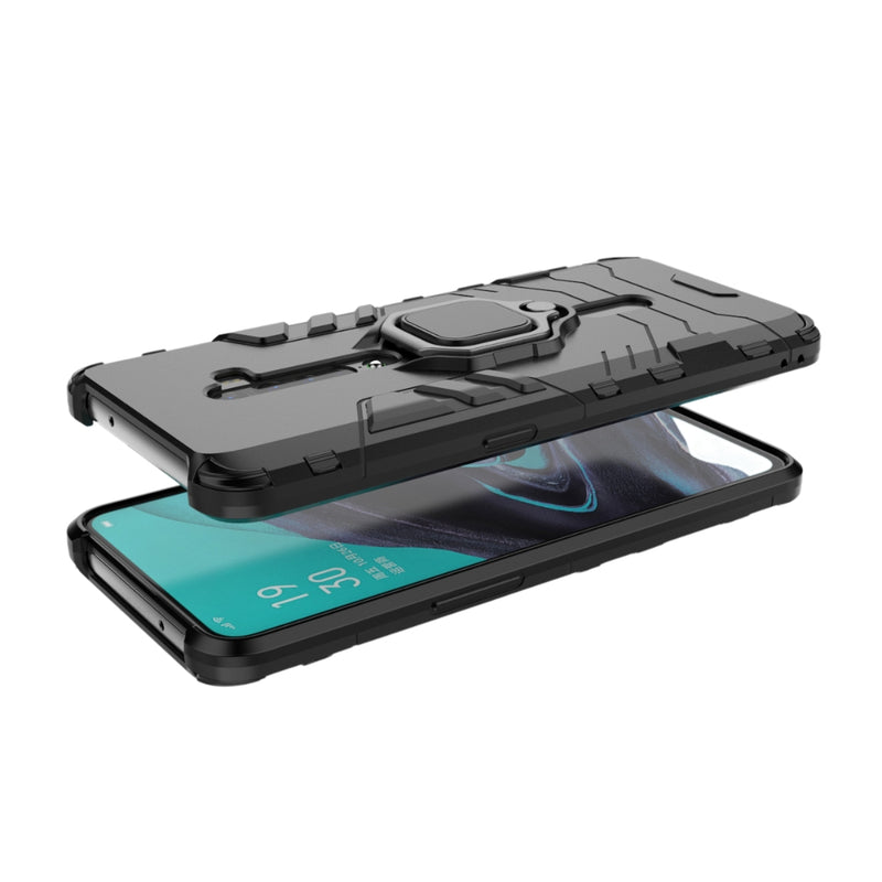 Cargue la imagen en el visor de la galería, OPPO Reno2 Z (CPH1945, CPH1951) - Heavy Duty Armor Case With Ring Holder Stand - Polar Tech Australia
