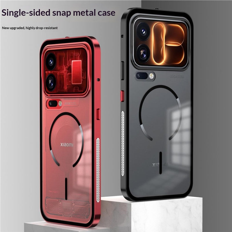 Cargue la imagen en el visor de la galería, Xiaomi 18 Pro Max - Magnetic Aluminium Alloy Matte Phone Case
