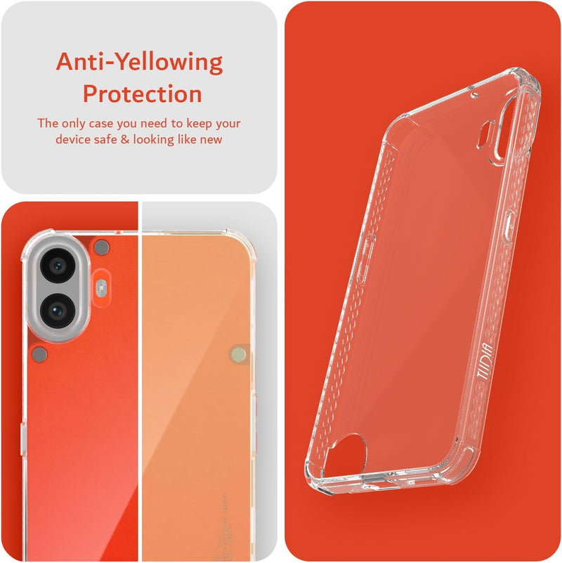 Load image into Gallery viewer, Nothing CMF Phone 1 - AirPillow Cushion Transparent Soft Clear TPU Four Corners Protective Case - Polar Tech Australia
