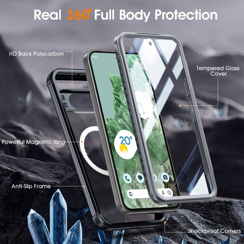 Cargue la imagen en el visor de la galería, Google Pixel 9 Pro XL - Tempered Glass MagSafe Phone Case - Polar Tech Australia
