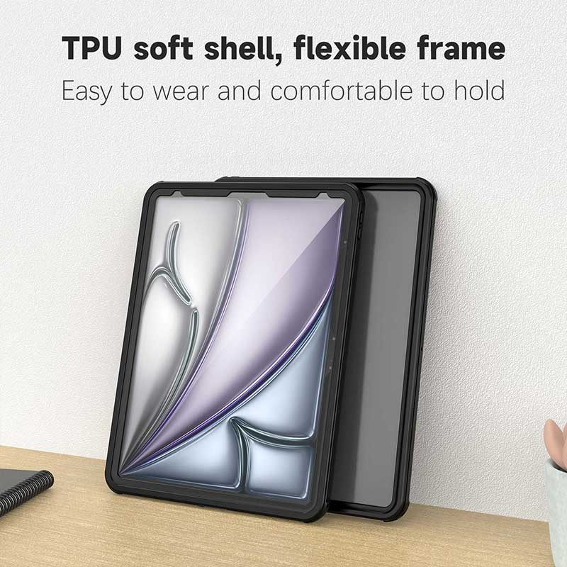 Chargez l&#39;image dans la visionneuse de la galerie, Apple iPad Air 13-inch M2 (2024) &amp; M3 (2025) - Shellbox Waterproof Heavy Duty Lifeproof Style Case - Polar Tech Australia
