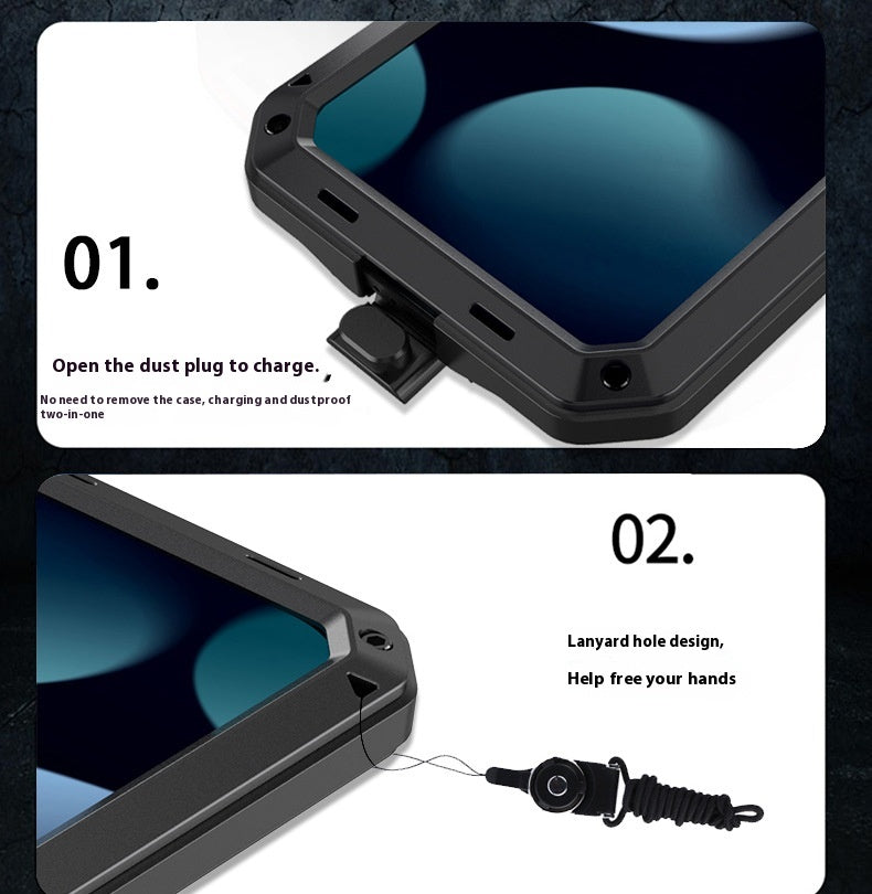Load image into Gallery viewer, [Metal Anti-Drop Heavy Duty] Apple iPhone 16 / 16 Plus / 16 Pro / 16 Pro Max - Heavy Duty Lifeproof Phone Case - Polar Tech Australia
