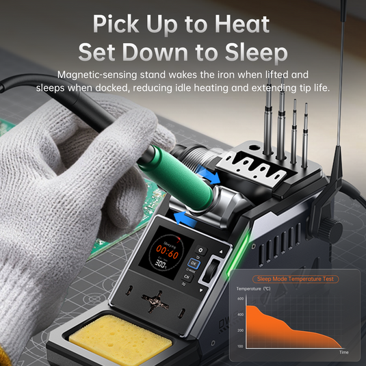 [DWS-P2] FNIRSI All-in-One F210 / F245 Smart Digital Display Constant-Temperature Soldering Station