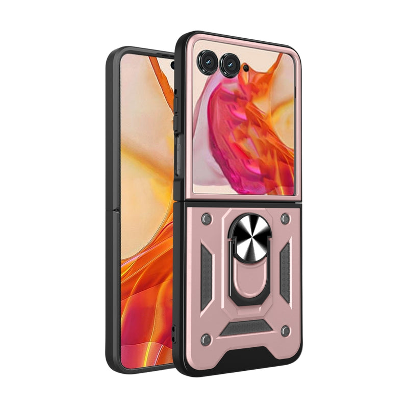 Chargez l&#39;image dans la visionneuse de la galerie, Motorola Moto Razr 2024 - Armor Ring Holder TPU Hybrid PC Phone Case - Polar Tech Australia
