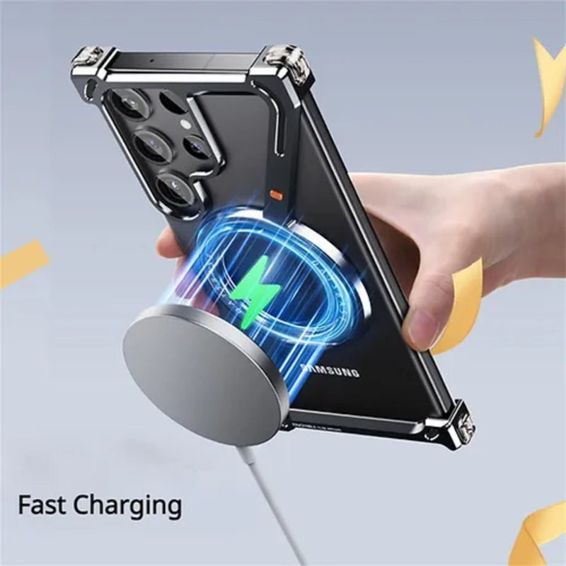 Load image into Gallery viewer, [Z-type metal bracket shell] Samsung Galaxy S24/Plus/Ultra - Magsafe Magnetic Phone Case - i-Station Mobile Phone &amp; Electronic Device Repair and Accessories
