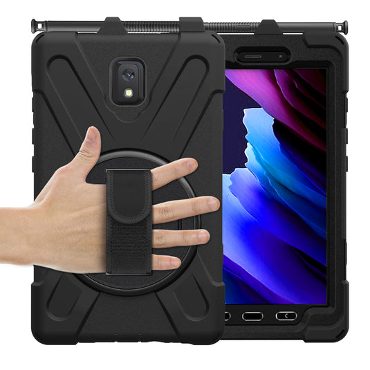 Samsung Galaxy Tab Active 3 8" 2020 (T570/T575) Heavy Duty 360 Degree Rotate Stand Hand Strap Case - Polar Tech Australia