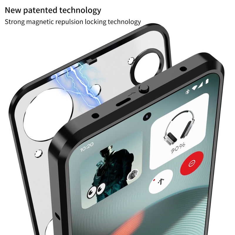 Chargez l&#39;image dans la visionneuse de la galerie, Nothing Phone (3) - Snap Buckle Metal Frame Frosted Phone Case
