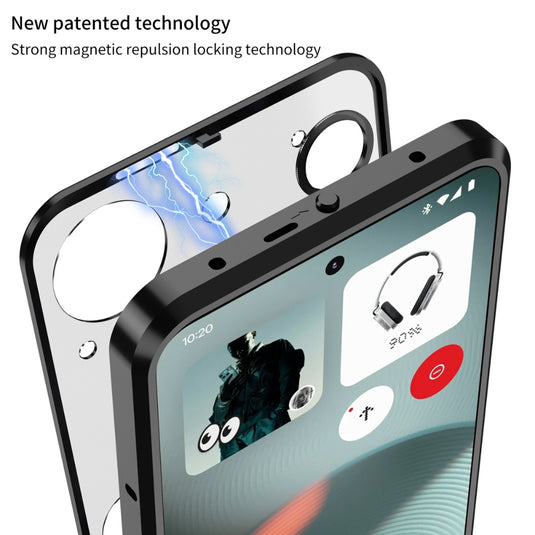 Nothing Phone (3) - Snap Buckle Metal Frame Frosted Phone Case