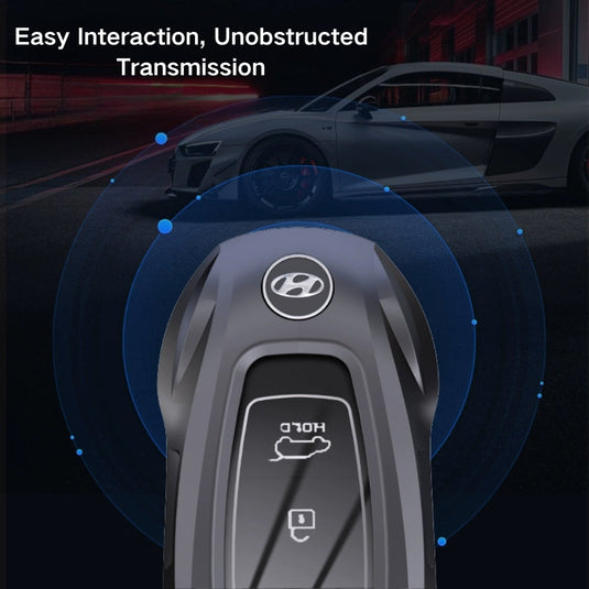 Hyundai Stylish Metal Car Key Fob Protective Case Cover For Tucson, Sport, Elantra, Santa Fe, ix35, ix25