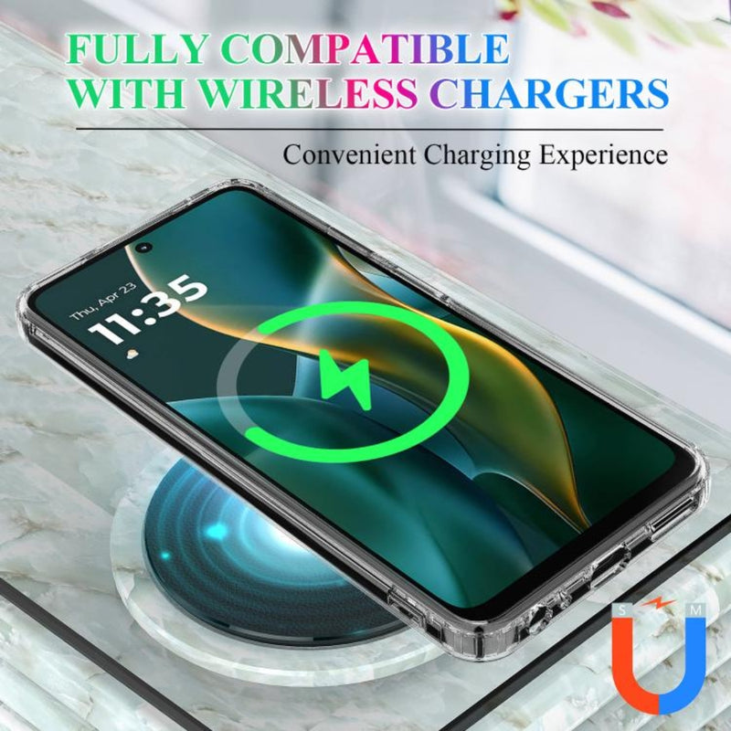 Load image into Gallery viewer, Motorola Moto G 5G (2025) - MagSafe Clear Acrylic PC Hybrid TPU Phone Case - Polar Tech Australia
